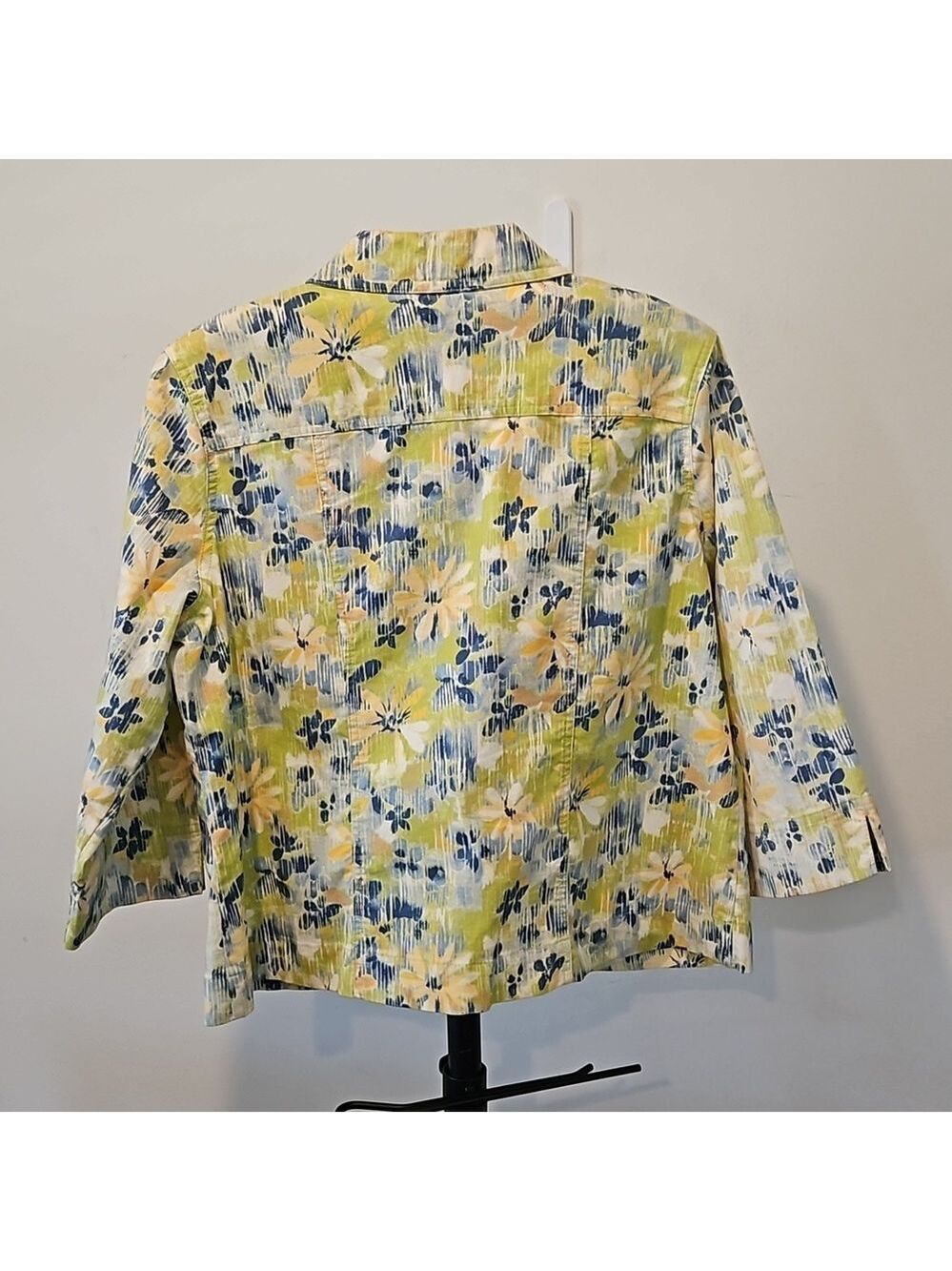 KORET CITY BLUES VINTAGE WOMEN'S MULTICOLOR FLORAL 3/4 SLEEVE JACKET SIZE L - Picture 9 of 9